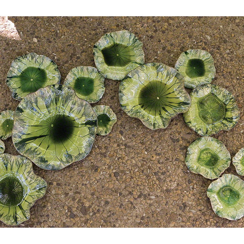 Thumbnail: "Lily Pad" Wall Plate - 15"