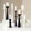 Thumbnail: Ribbed Calyx Candleholders - White