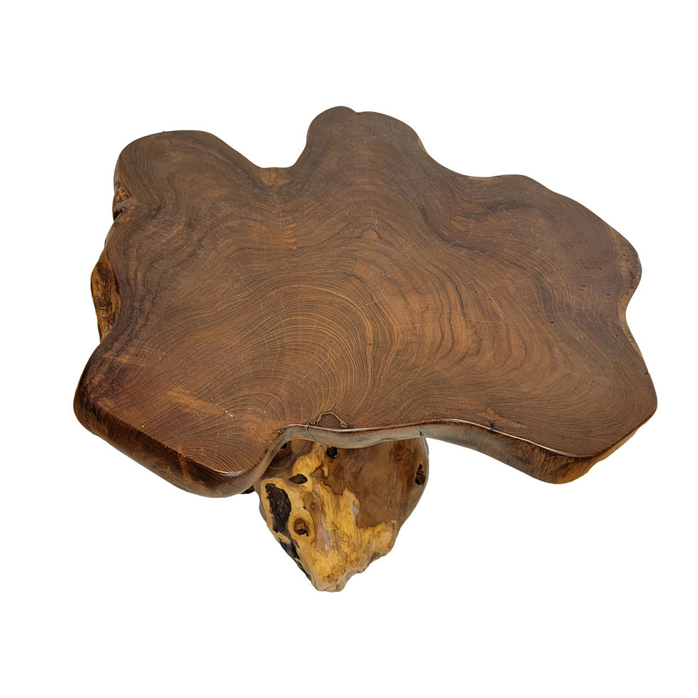 Thumbnail: Live Edge Teak Tree Trunk Table