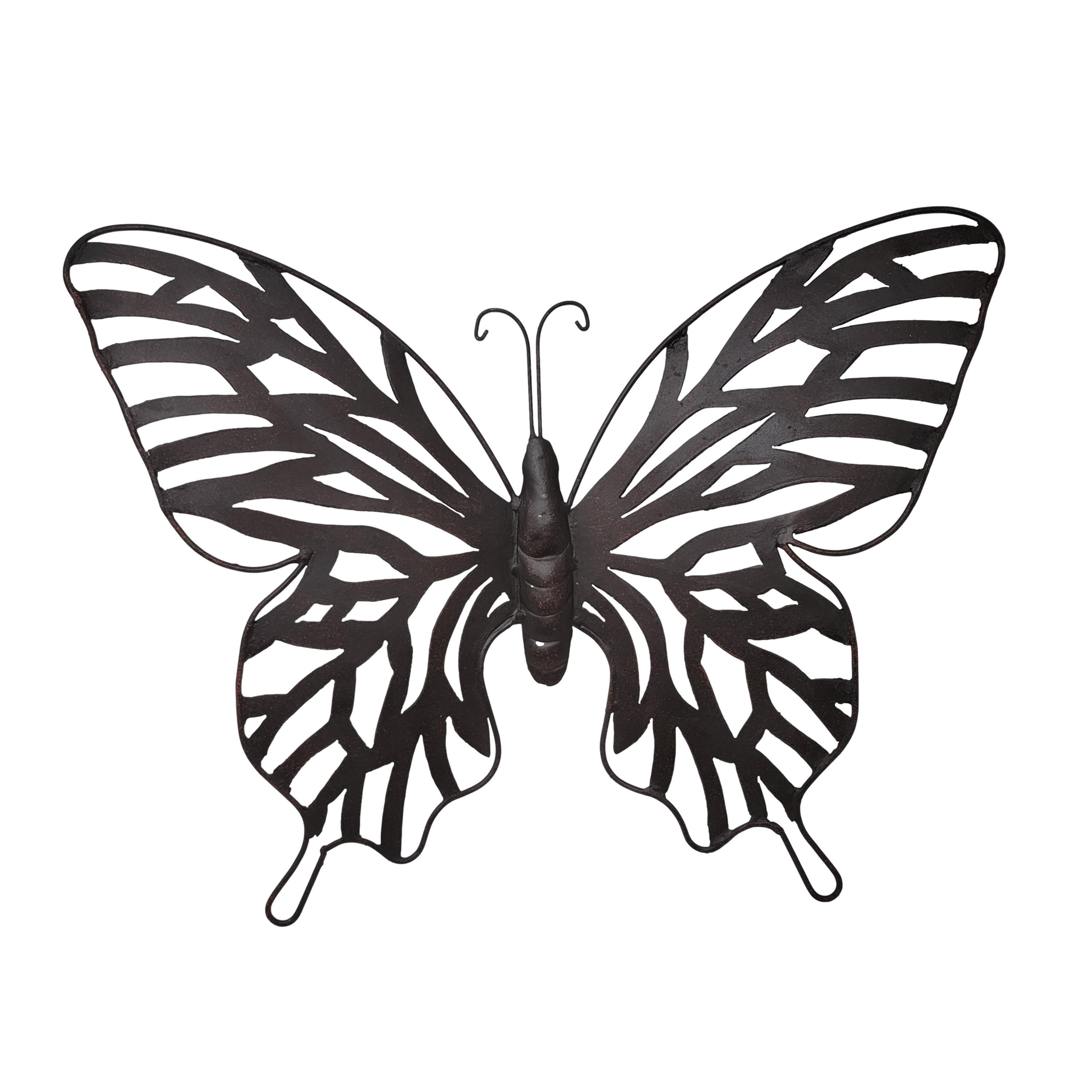 Metal Wall Butterfly - Swallowtail