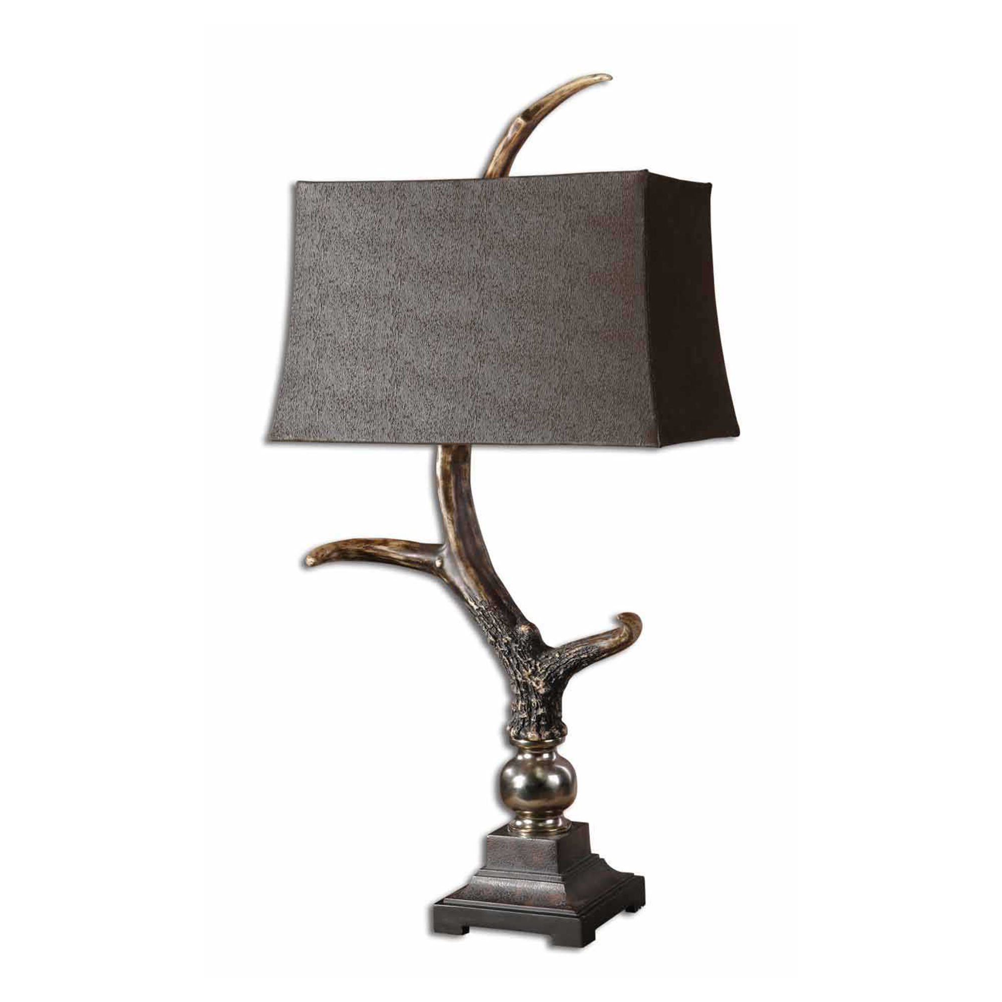 Curved Antler Table Lamp