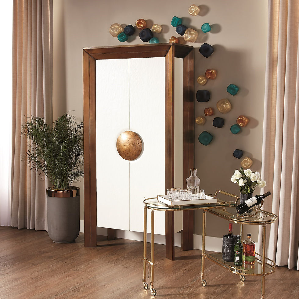 Thumbnail: Three Frosted Glass Wall Cubes - Turquoise