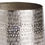 Thumbnail: Elegant Embossed Metal Cachepots - Silver