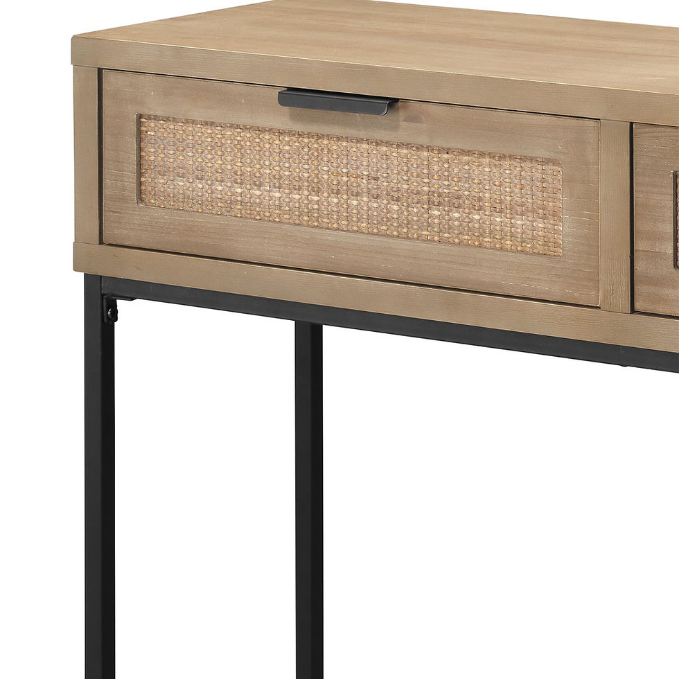 Thumbnail: Raffia Front Console Table