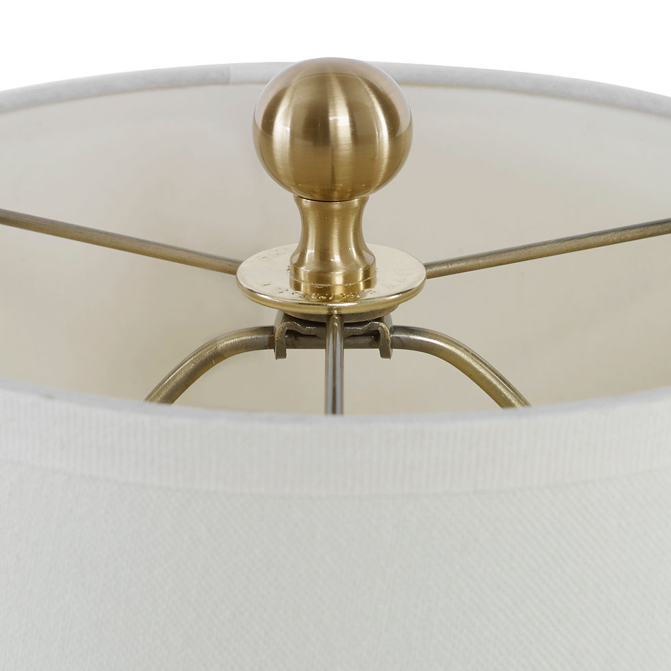 Thumbnail: Luxe Brushed Brass Buffet Lamp