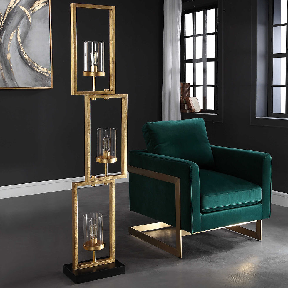 Thumbnail: Stacked Rectangles Floor Lamp