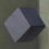 Thumbnail: Matte Black Cube - Luxe Wall Bauble
