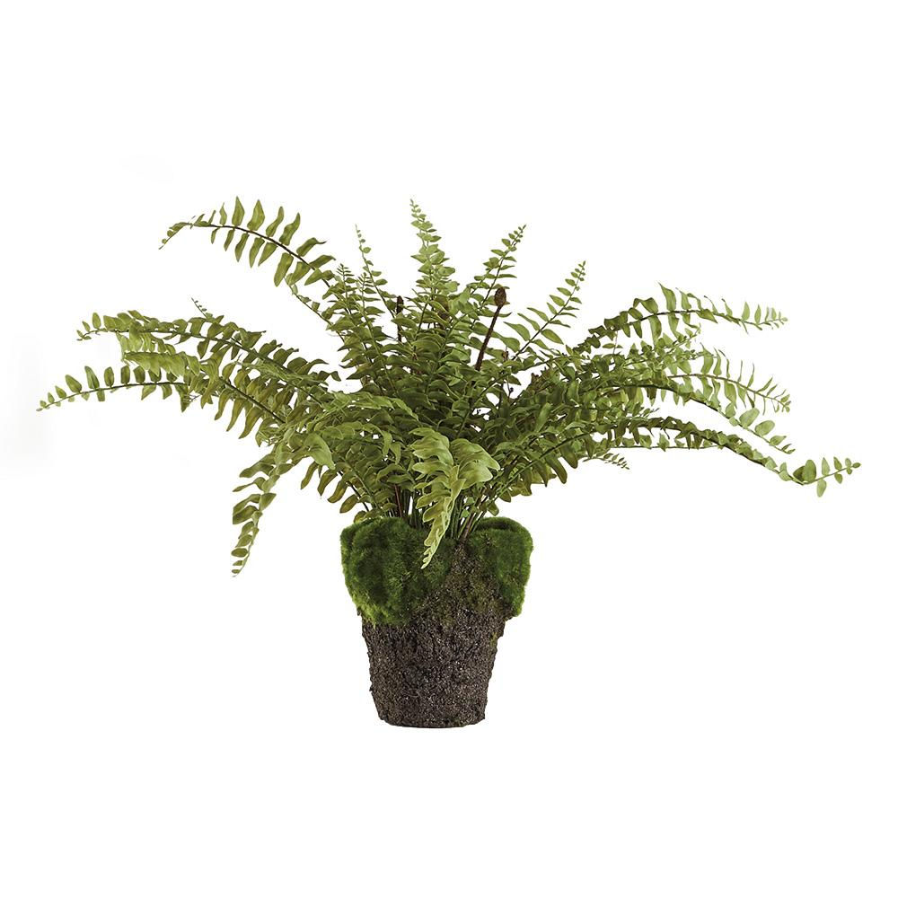 16" Boston Fern Faux Plant Drop-In