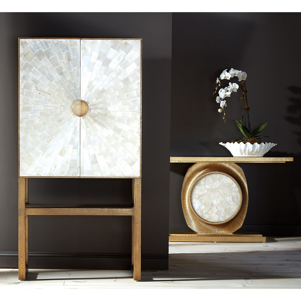 Thumbnail: Gypsum Crystal Bar Cabinet