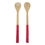 Thumbnail: "Luscious" Salad Bowl and Utensils - Fuschia