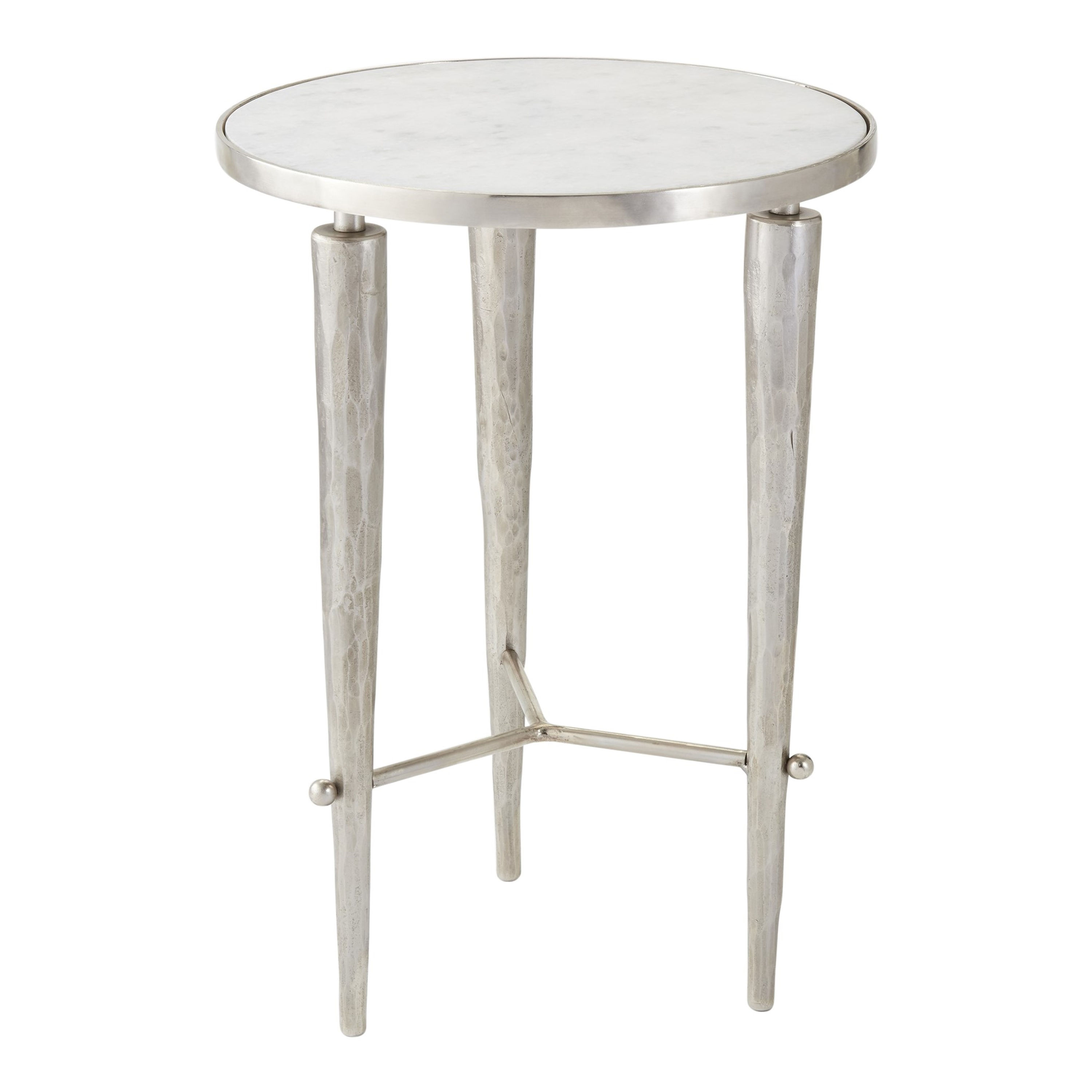 "Jasper" Accent Table - Nickel