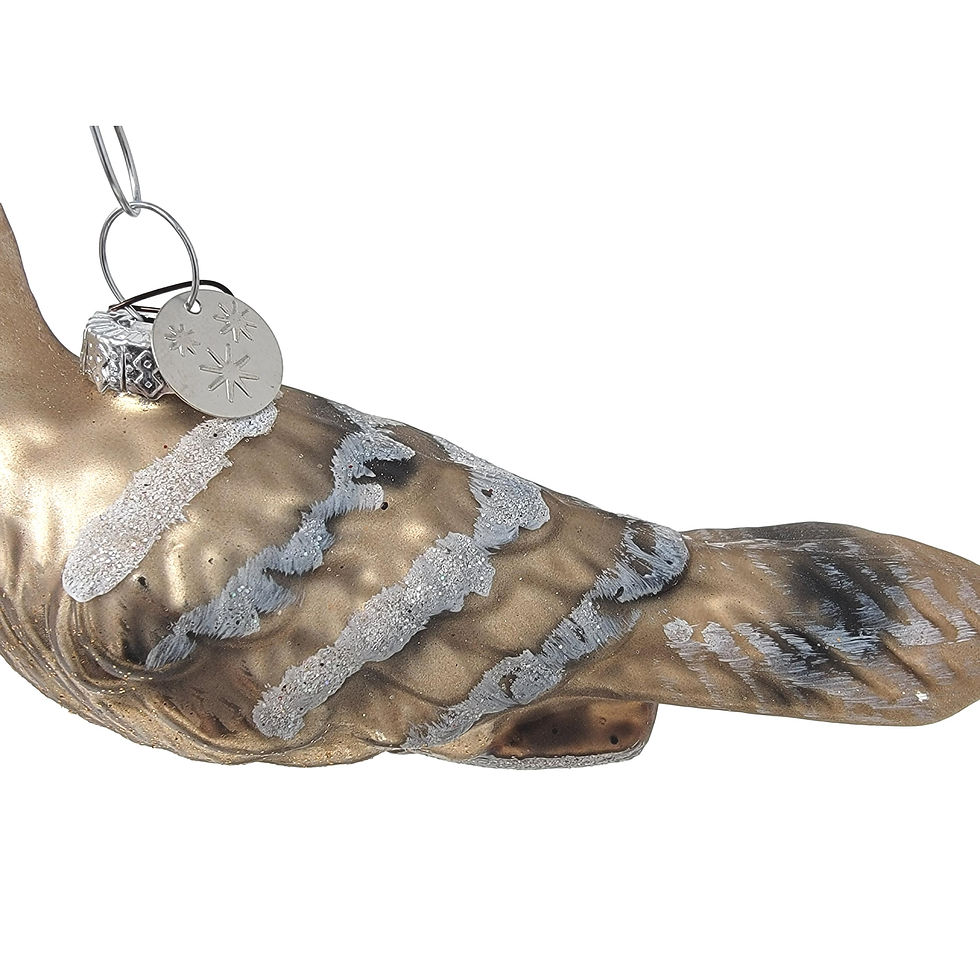 Thumbnail: Art Glass Kingfisher Ornament