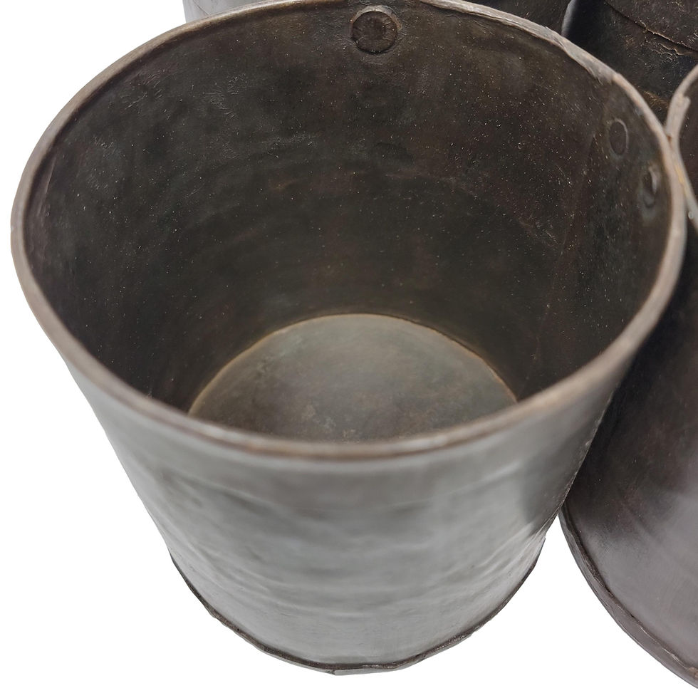 Thumbnail: Rustic Vintage Iron 4 Bottle Wine Holder