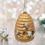 Thumbnail: Beehive Art Glass Ornament