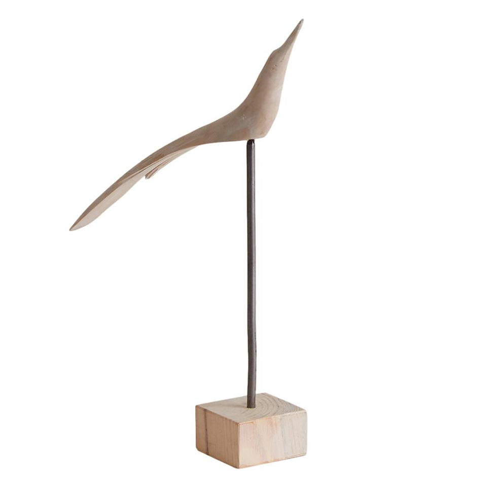 Thumbnail: Three Shorebird Sculptures - Whitewashed