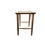 Thumbnail: Softly Curved Teak Stool - Indoor Outdoor