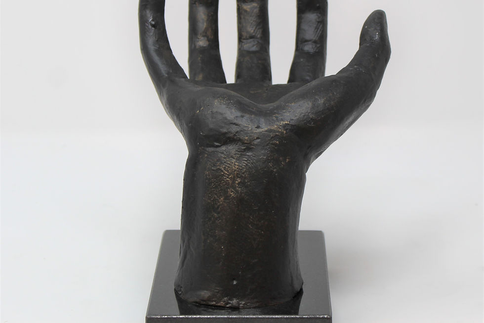 Thumbnail: Bronze Hand Pedestal Stand