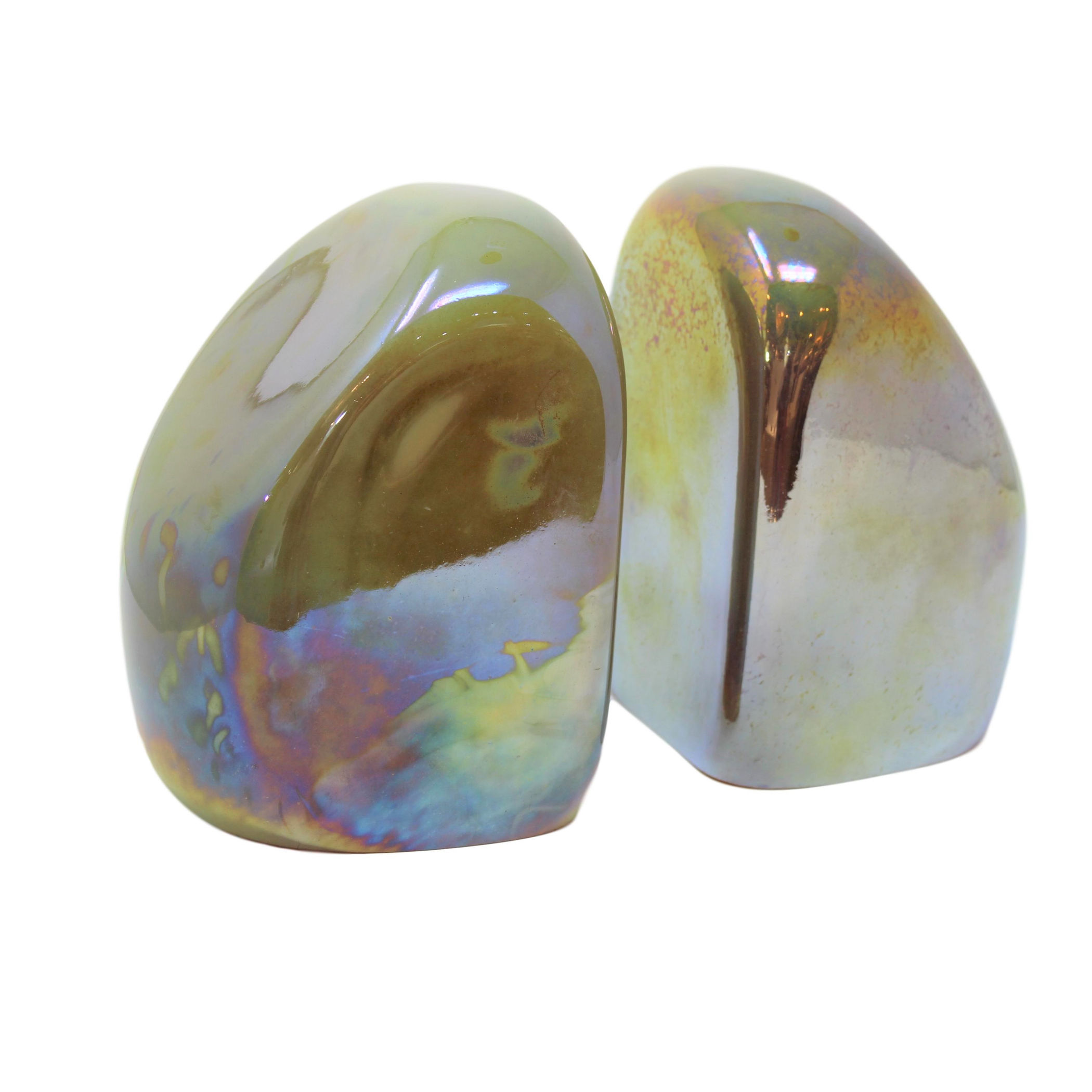 "Chunk" Bookends - Iridescent