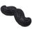 Thumbnail: Luxe Glittering Black Mustache Ornaments