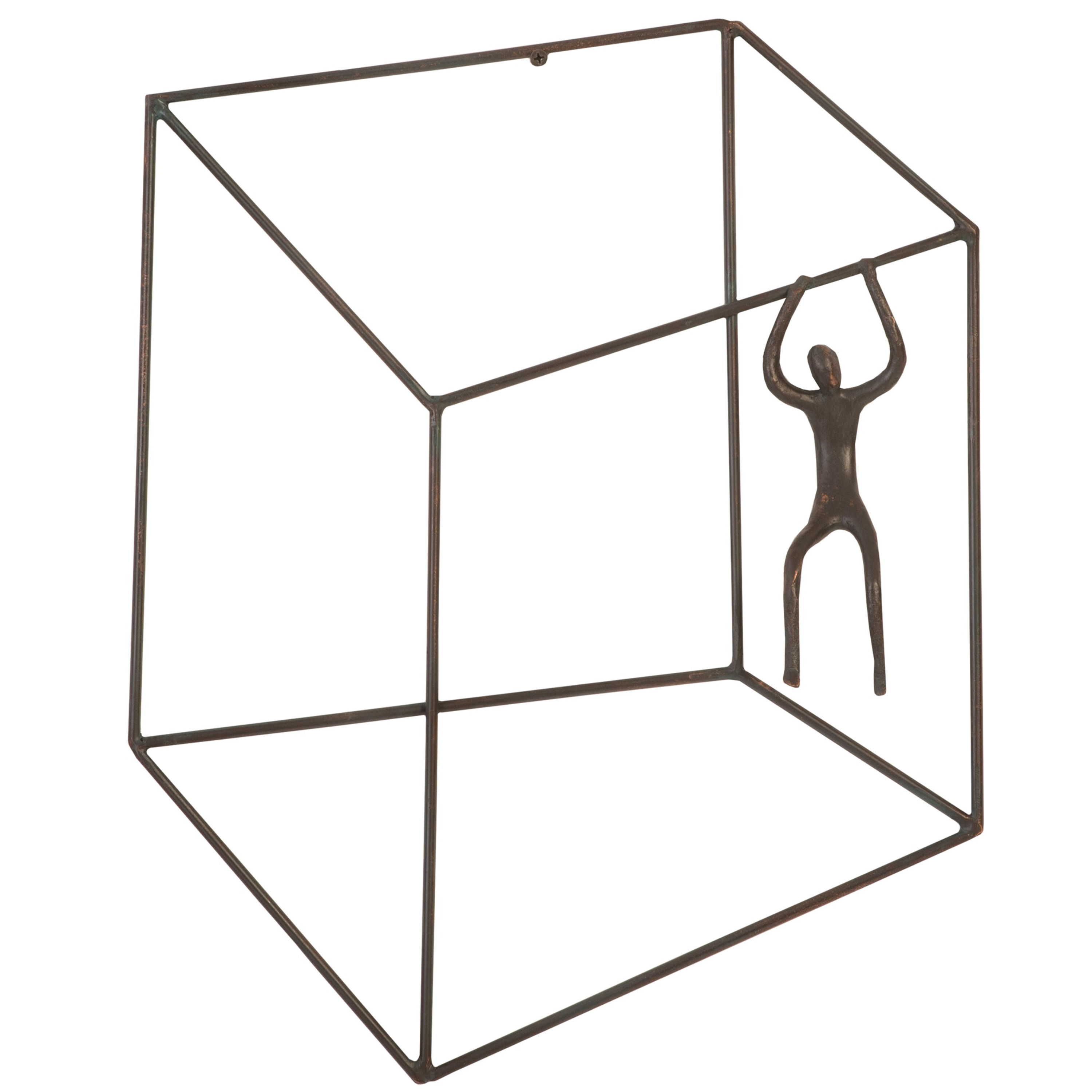 Modern Man Wall Cube - Hanging Square