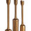 Thumbnail: Three Gold Minimalist Taper Holders