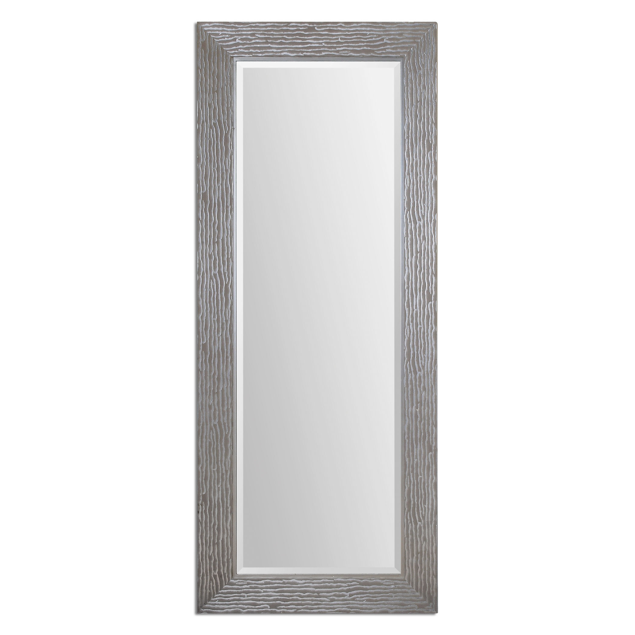Boutique 82" Textured Silver Wall / Floor Mirror