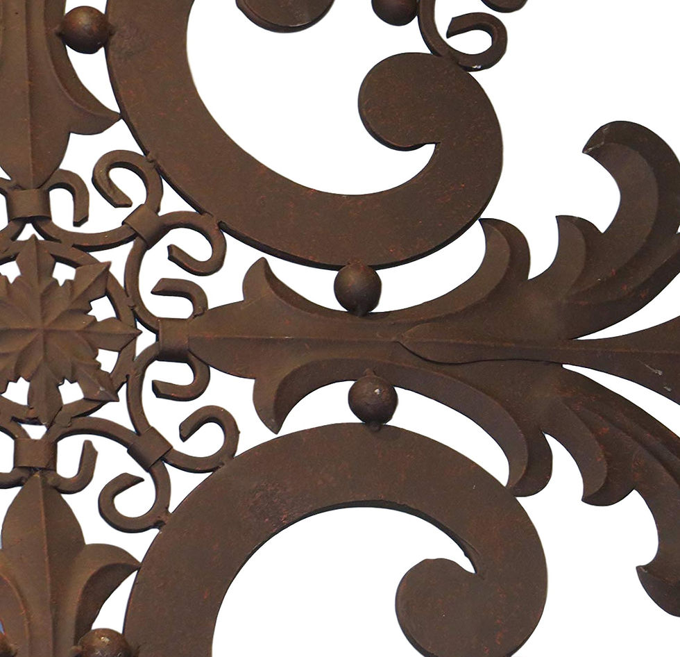 Thumbnail: "Guillaume" Wall Medallion - Espresso
