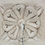 Thumbnail: Floral Medallion Wall Hook Plaque - 3 Hooks - Cream