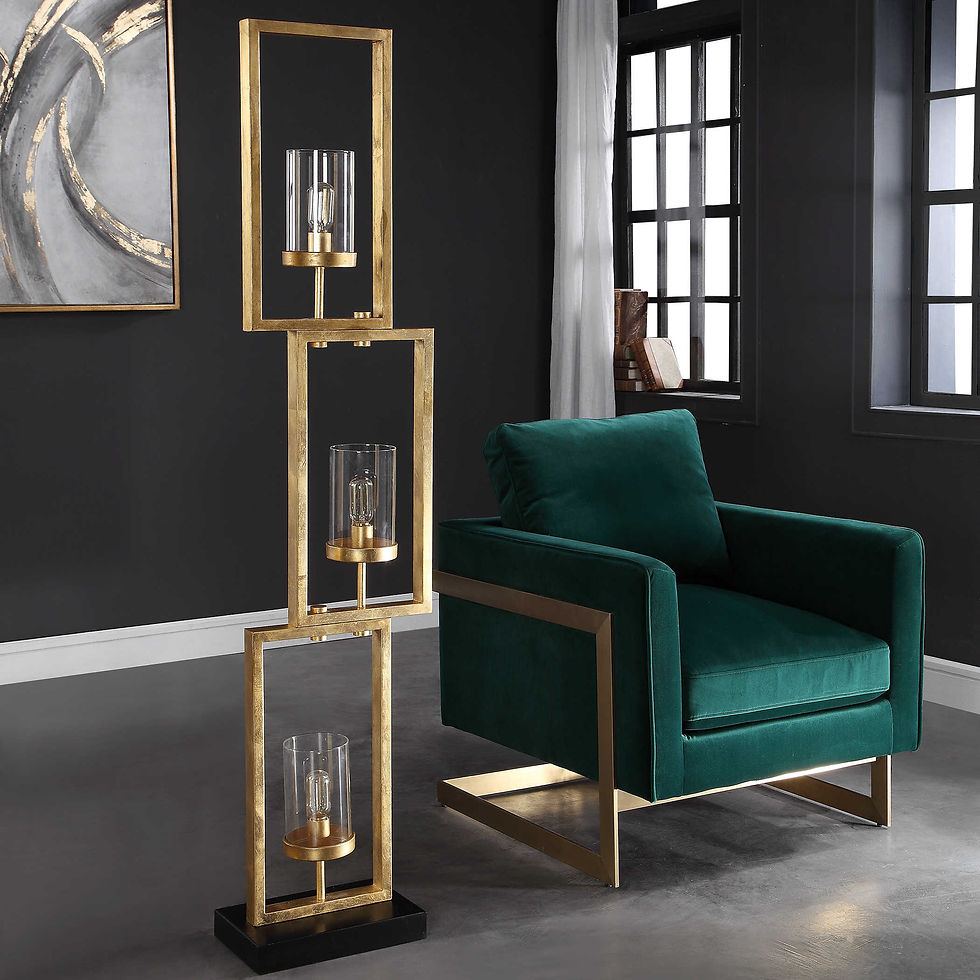 Thumbnail: Stacked Rectangles Floor Lamp