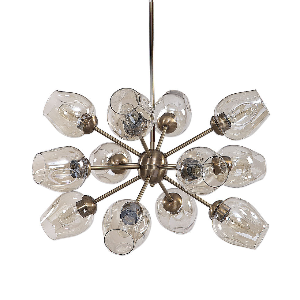 Thumbnail: Mid Century Atomic Starburst Chandelier