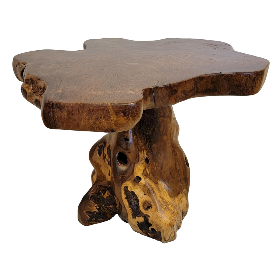 Thumbnail: Live Edge Teak Tree Trunk Table