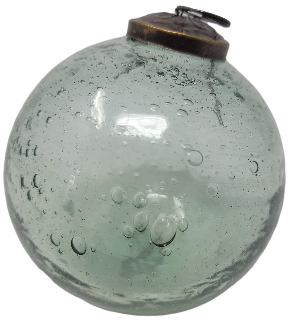 Thumbnail: Recycled Glass Ornament - Bubble Ball