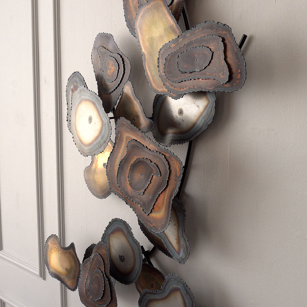 Thumbnail: Flamed Iron Wall Sculpture