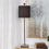 Thumbnail: Slim Brass and Black Buffet Lamp