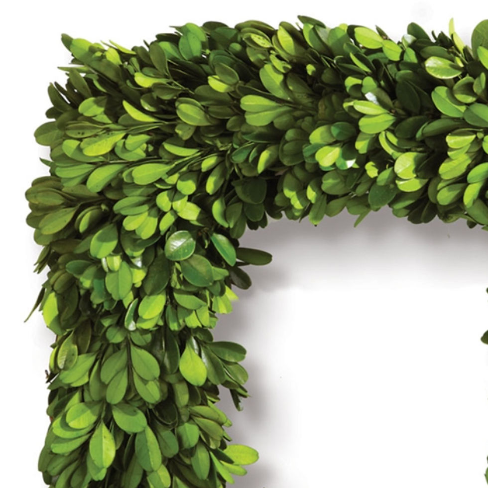 Thumbnail: Classic English Boxwood Square Wreath