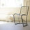 Thumbnail: 33 Inch Modern Industrial Woven Grid Metal Dining Chair