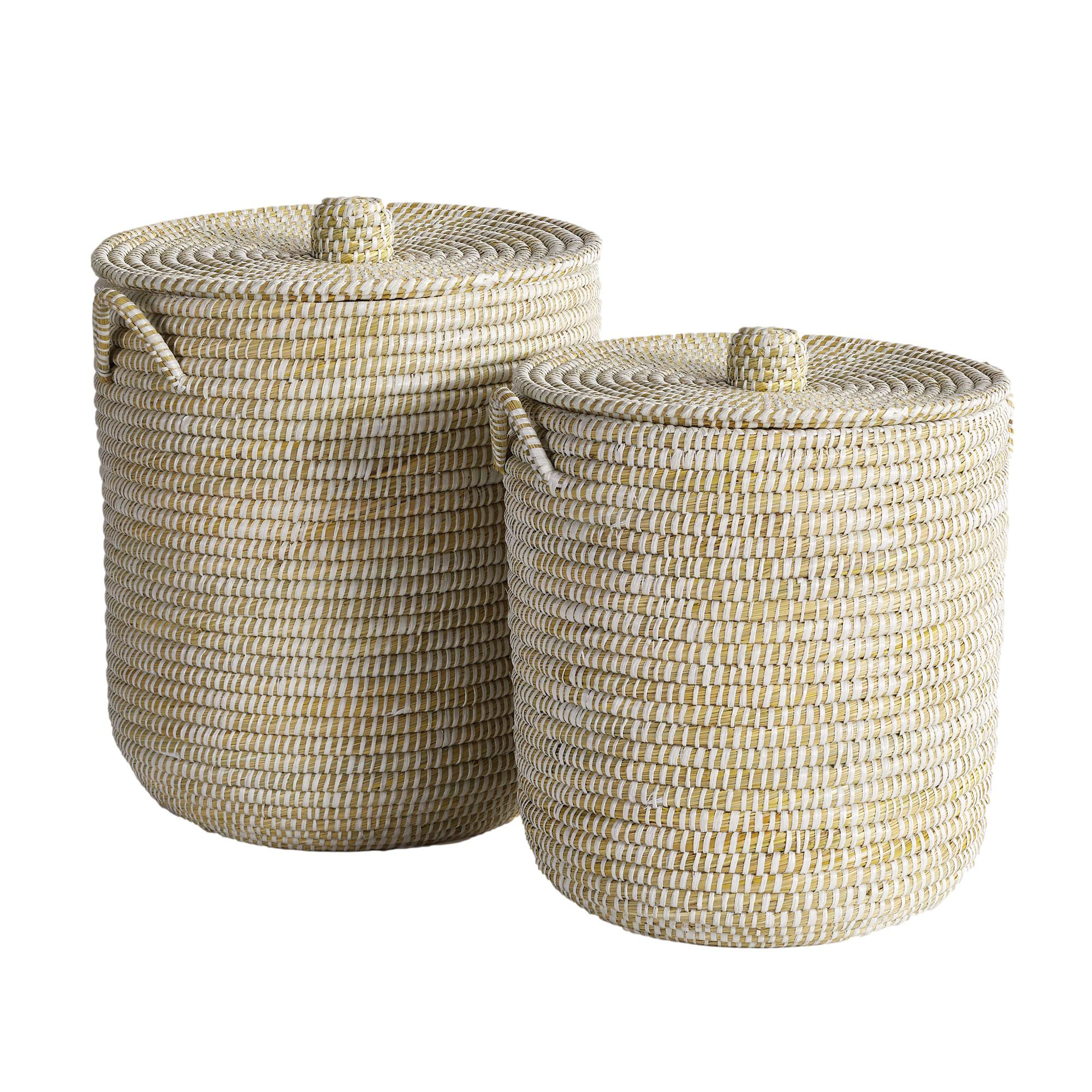 Two River Grass Hamper Baskets