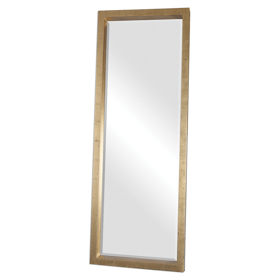 Thumbnail: "Bellini" Gold Leaner Mirror