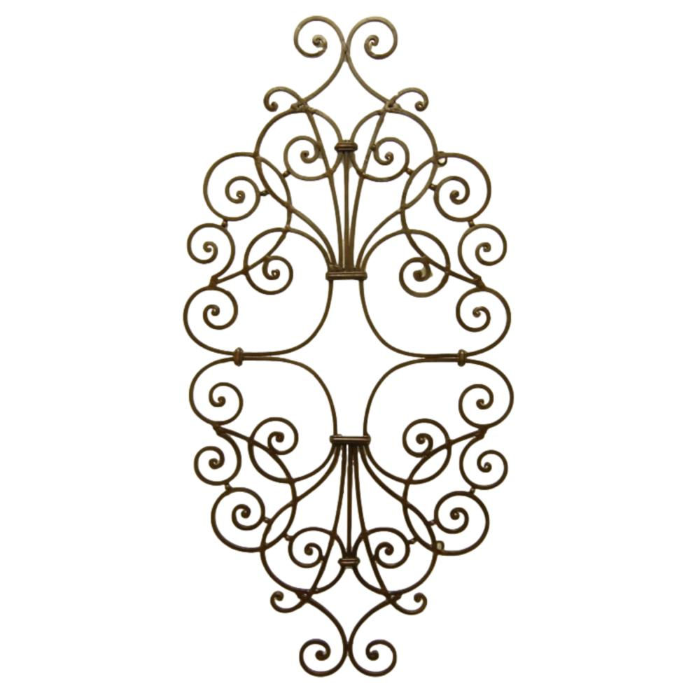 Open Scroll Oval Wall Grille