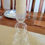 Thumbnail: Fluted Baluster Glass Candleholder Pair