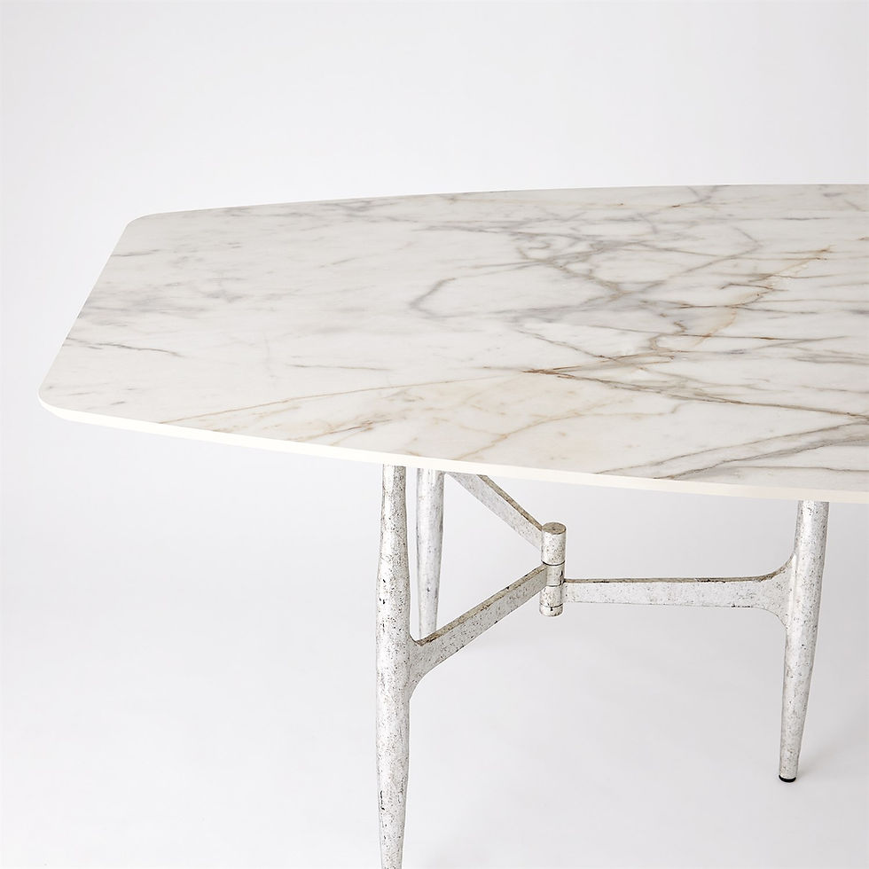 Thumbnail: "Radius" Dining Table - Golden White