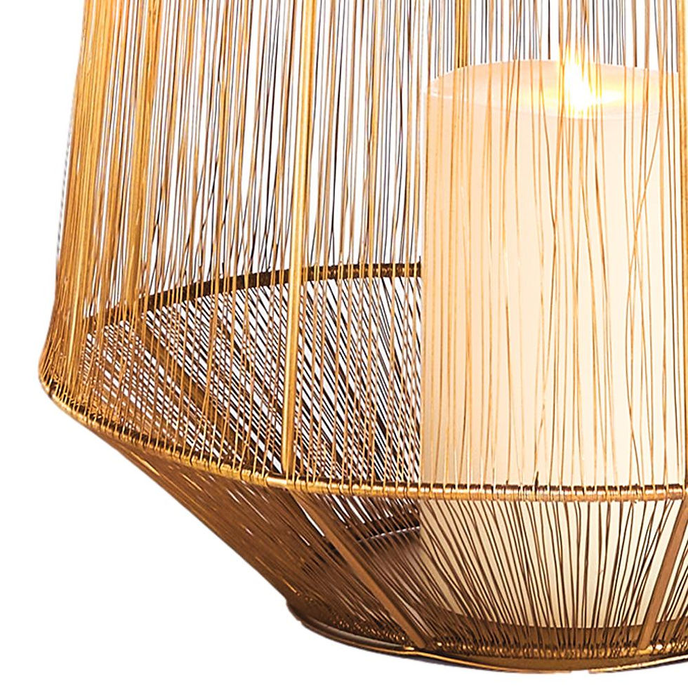 Thumbnail: Gold Wire Candle Lanterns