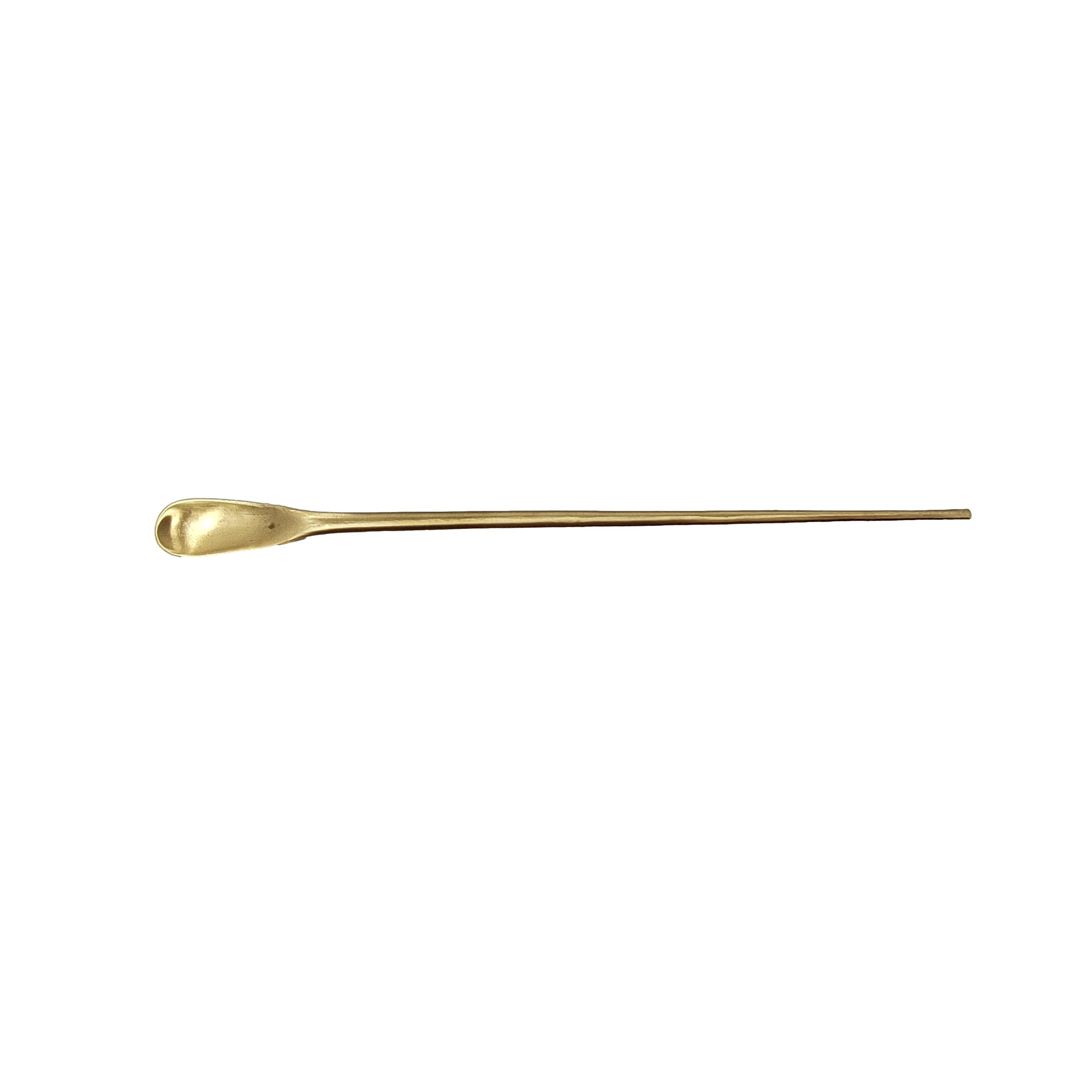 Long Brass Cocktail Spoon