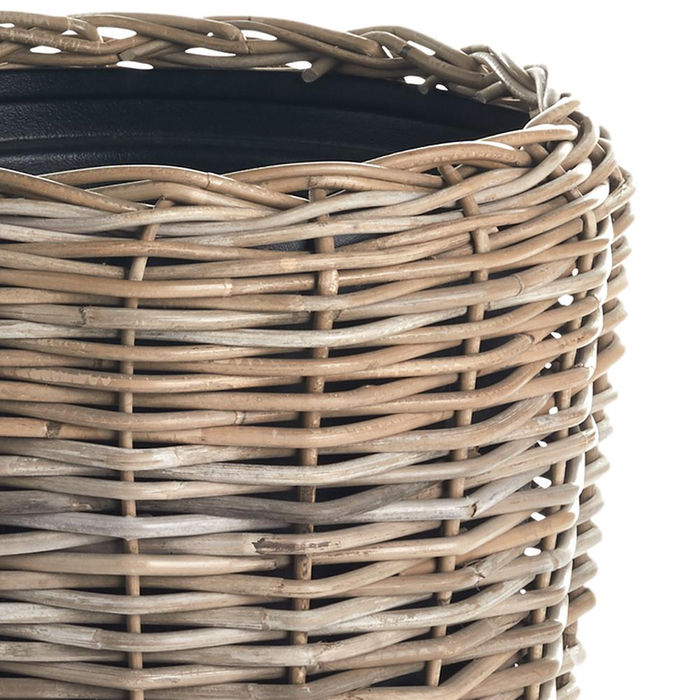 Thumbnail: Woven Round Rattan Plant Baskets