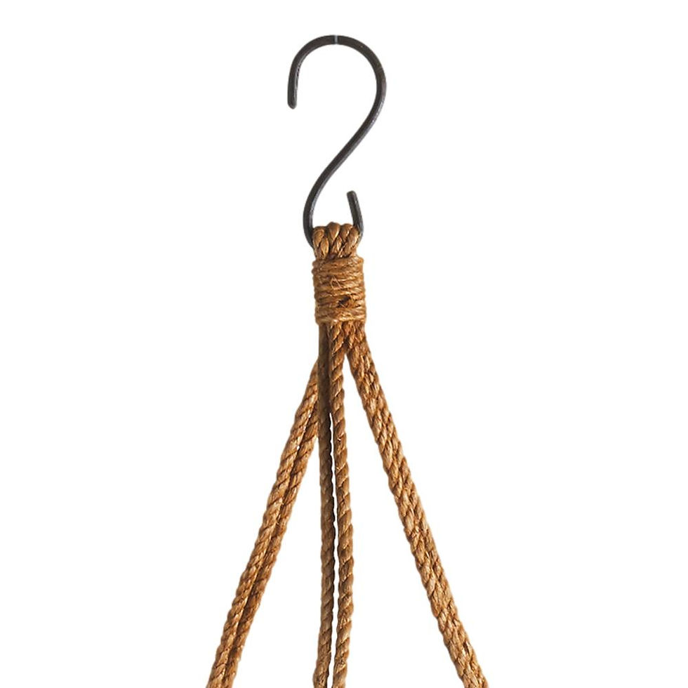 Thumbnail: Classic Round Rattan Hanging Basket