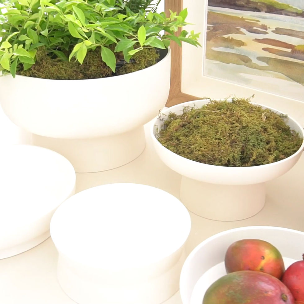 Thumbnail: "Ojai" Footed Grande Bowl - Chalk