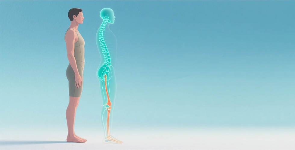 posterior chain connection from tight hamstrings to neck pain