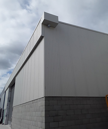 Velocity Construction's commercial factory extension project