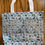 Thumbnail: Doodle Blue Cat Tote Bag width size
