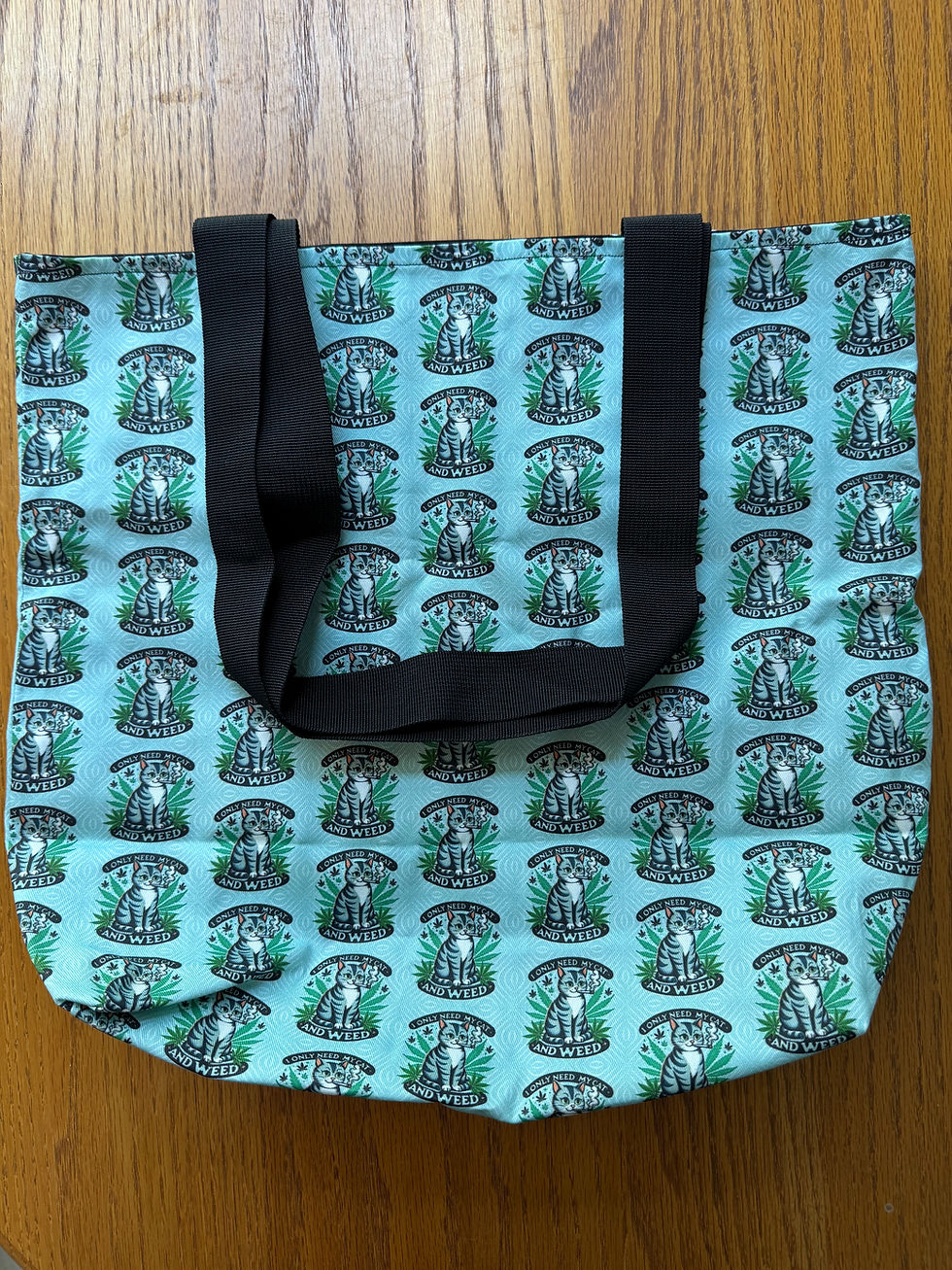 Weed Cat Tote Bag